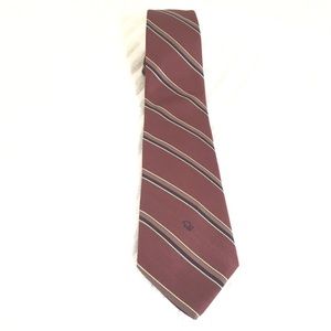 Vintage Christian Dior Classic Stripe Silk Tie